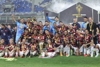 O Flamengo é o atual campeão da Supercopa do Brasil