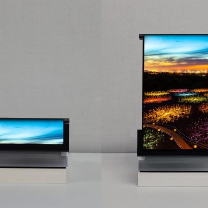 Samsung Display mostra tela rollable longa e OLED com sensores de saúde