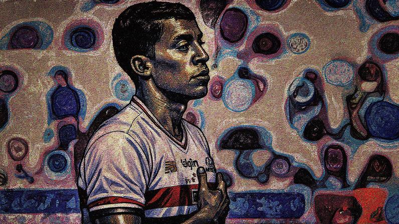 Luiz Gustavo sofreu um problema de tromboembolismo no pulmão em abril (Foto: Rubens Chiri/Saopaulofc.net)