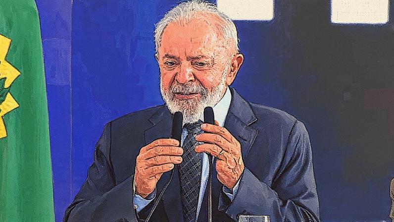 Crítica de Lula a Trump ocorre no mesmo dia em que entrou em vigor a taxação de 25% do aço exportado aos EUA. (Foto: reprodução/Canal Gov)
