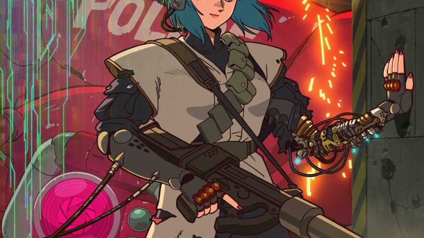 Poster art for The Ghost in the Shell.