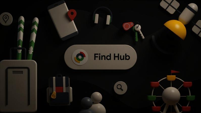 The Google Find Hub logo
