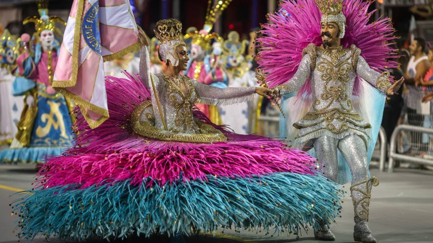Rosas de Ouro, campeã do Carnaval de São Paulo em 2025: Globo e Liga-SP se acertam e devem renovar contrato (Foto: Felipe Iruata/Folhapress)