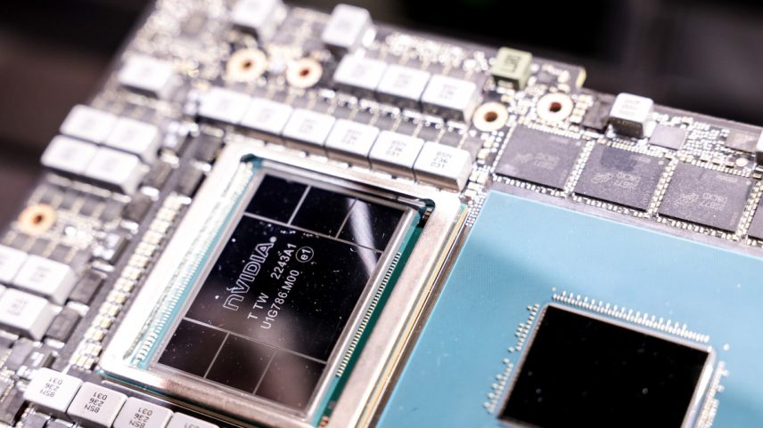 Chip da Nvidia (Foto: I-Hwa Cheng/Bloomberg)