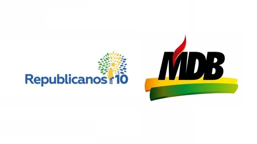 Republicanos e MDB: federação em xeque — Foto: Reprodução