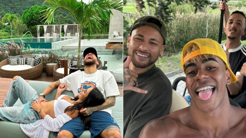 Neymar recebe visita de Lamine Yamal e outros famosos em mansão em Mangaratiba (Foto: Reprodução/Instagram)