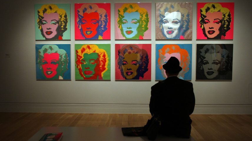 Retratos de Marilyn Monroe de Warhol. (Foto: Getty Images)