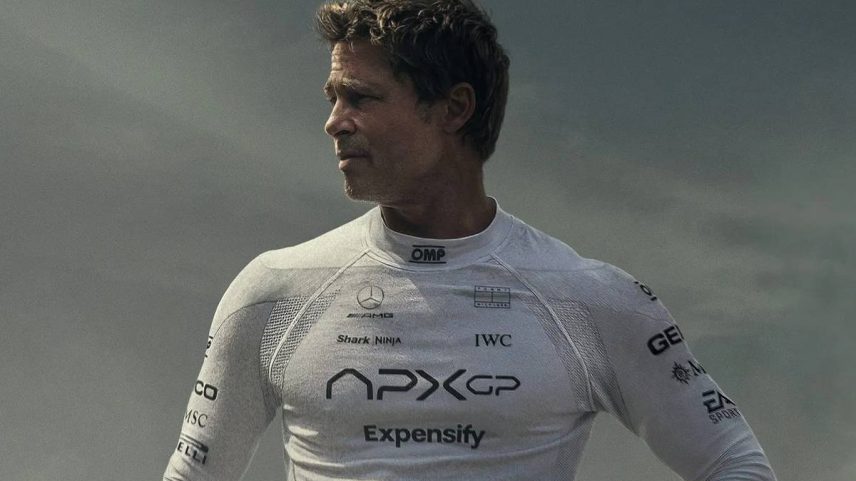 Brad Pitt em cena de "F1: O Filme", dirigido por Joseph Kosinski (Foto: Divulgação)