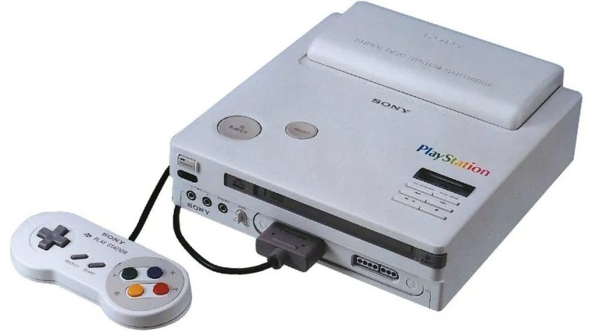 Prototipagem que virou lenda: Um dos poucos exemplares conhecidos do "Nintendo Play Station", console híbrido criado na fracassada parceria entre Sony e Nintendo no início dos anos 1990 (Foto: Reprodução)
