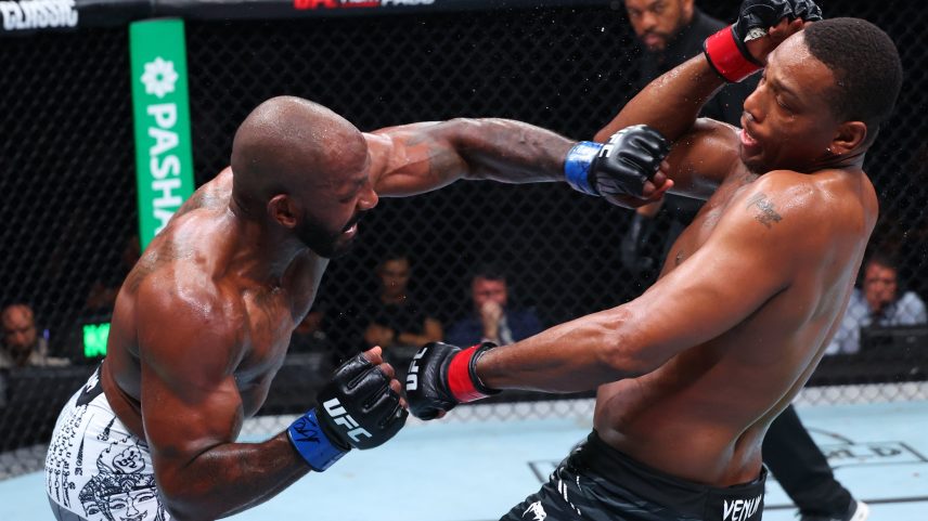 Khalil Rountree Jr venceu Jamahal Hill com uma apresentação limpa no UFC Baku (Foto: Reprodução/UFC)