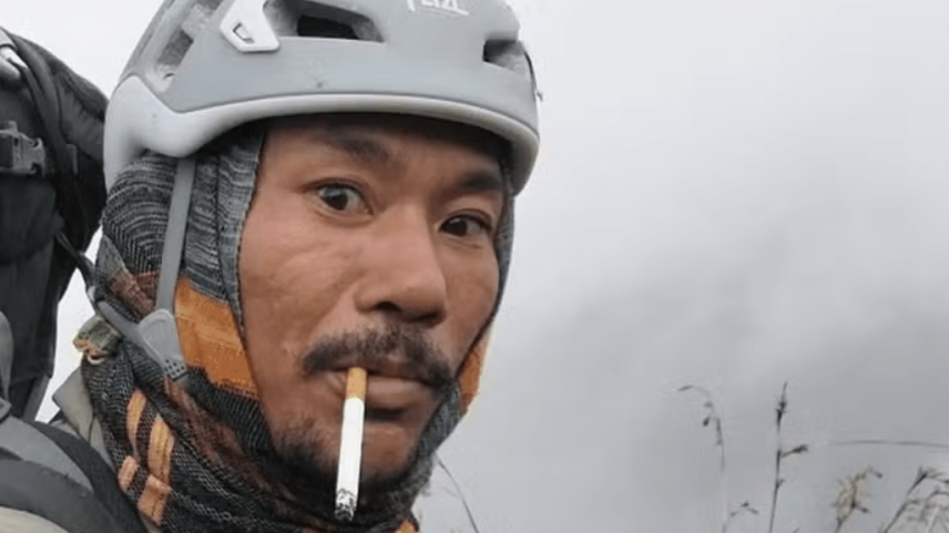 Alpinista Agam Rinjani, voluntário que ajudou a resgatar o corpo da brasileira Juliana Marins na Indonésia (Foto: Arquivo pessoal)