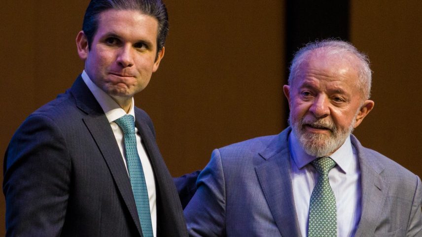 Hugo Motta e Lula (Foto: Brenno Carvalho / Agência O Globo)