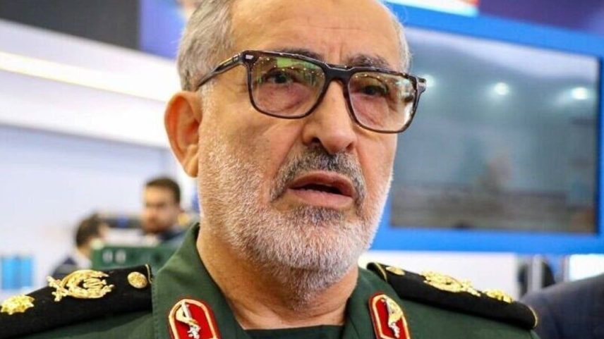 Ali Shadmani, chefe da Guarda Revolucionária do país (Foto: Divulgação/Telegram)