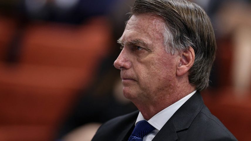 O ex-presidente Jair Bolsonaro durante interrogatório no STF (Foto: Ton Molina/STF/09-06-2025)