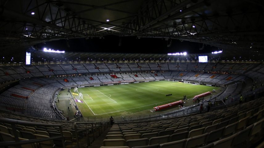 Vista geral do estádio antes de uma partida de quartas de final da Copa CONMEBOL Libertadores 2022 entre Atlético Mineiro e Palmeiras no Estádio Mineirão em Belo Horizonte, Brasil, em 3 de agosto de 2022. (Foto: Ricardo Moreira/Getty Images)