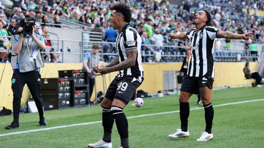 Botafogo venceu Seattle Sounders por 2 a 1 na estreia do Mundial (Foto: Buda Mendes/Getty Images/AFP)