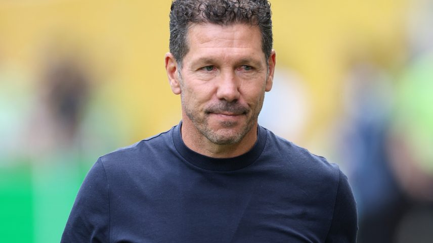 Diego Simeone, durante vitória do Atlético de Madri sobre o Seattle Sounders, no Mundial de Clubes (Foto: Buda Mendes / GETTY IMAGES NORTH AMERICA / Getty Images via AFP)