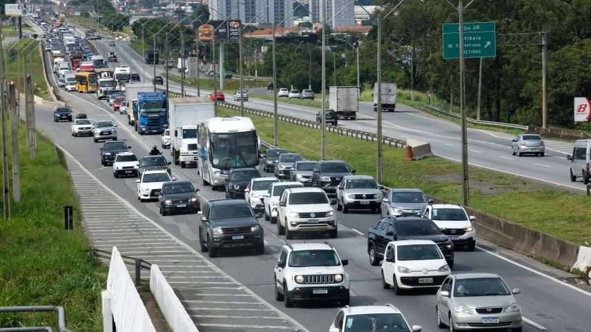 Rodovia Fernão Dias, atualmente sob responsabilidade da Autopista Fernão Dias, do grupo Arteris (Foto: Luis Moura 21.dez.2024/WPP/Agência O Globo)