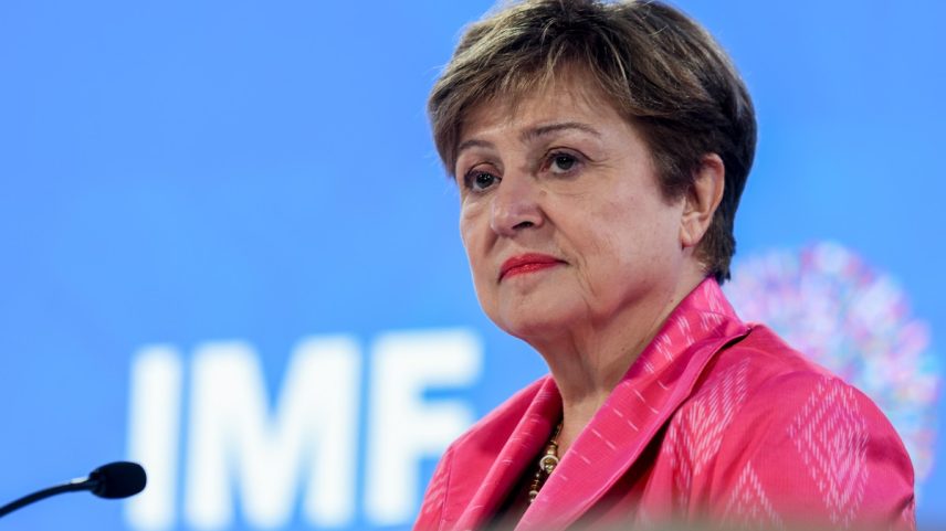 Diretora-gerente do Fundo Monetário Internacional, Kristalina Georgieva, sai em defesa do euro (Foto: Tierney L. Cross/Bloomberg)