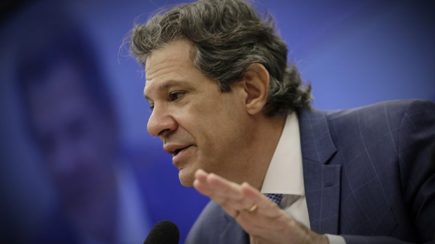 Ministro da Fazenda, Fernando Haddad, em audiência na Câmara (Foto: Cristiano Mariz/Agência O Globo)