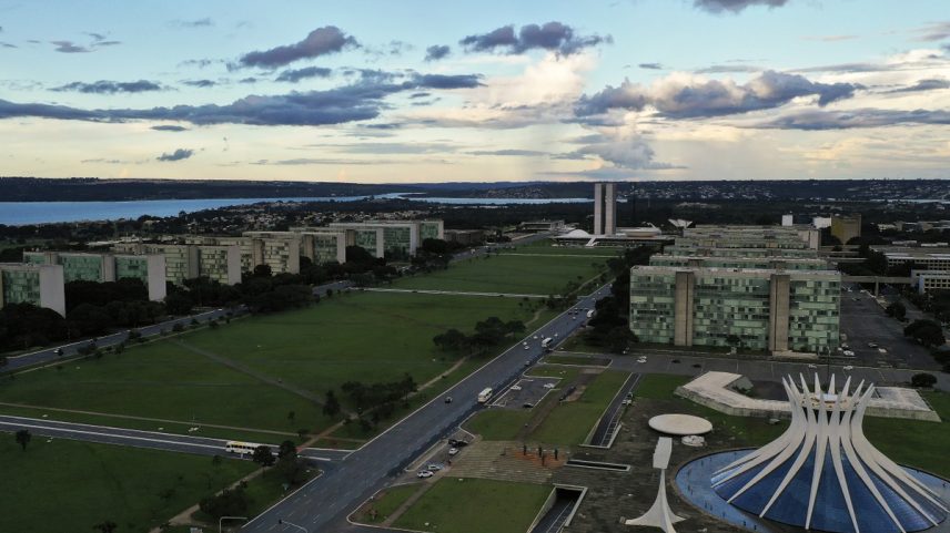 A Esplanada dos Ministérios em Brasília (Foto: Marcello Casal Jr/Agência Brasil)