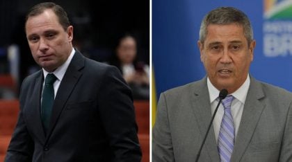 O ex-ajudante de ordens Mauro Cid e o general Braga Netto. (Foto: Ton Molina/STF e Marcello Casal Jr/Agência Brasil)
