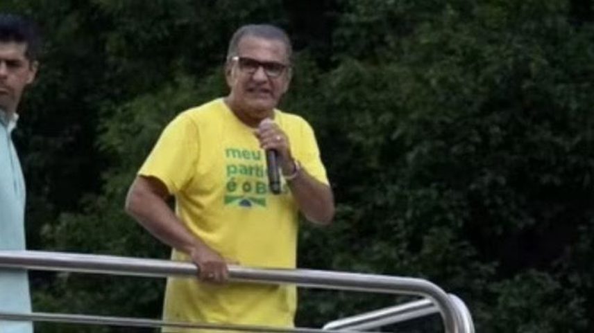 Pastor Silas Malafaia em ato na Av. Paulista (Foto: Reprodução)