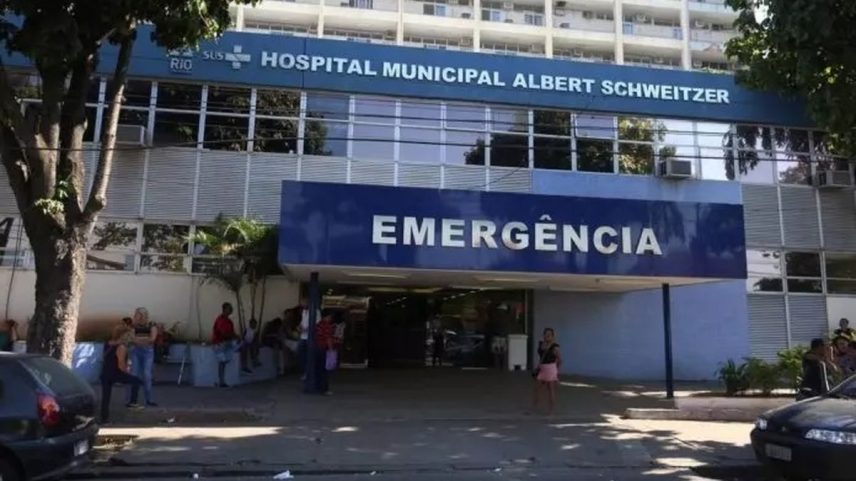 Fachada do hospital Albert Schweitzer — Foto: Reprodução