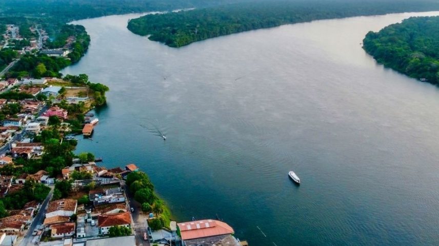 Cidade de Mocajuba (PA), onde há a maior concentração de pescadores registrados por habitante no país (Foto: Roni Moreira/Ag.Pará)