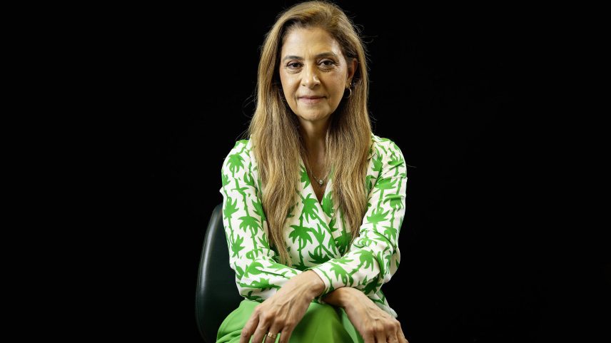 Leila Pereira comemora vitória do Palmeiras na Copa do Mundo de Clubes (Foto: Eduardo Knapp/Folhapress)