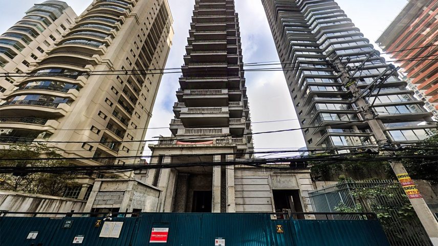 Edifício St. Barths, localizado na Rua Leopoldo Couto de Magalhães Júnior (Foto: Google Street View/Reprodução)