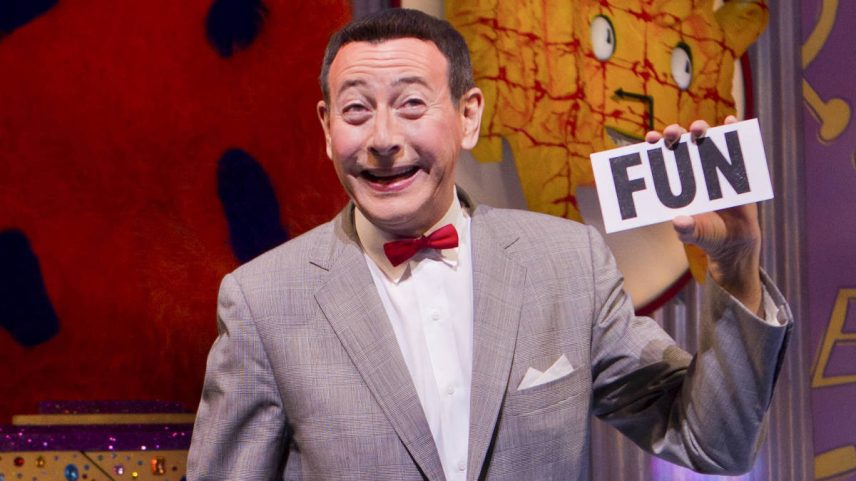 Paul Reubens como Pee-Wee Herman no 'The Pee-wee Herman Show', em 2023 (Foto: Sara Krulwich/The New York Times)