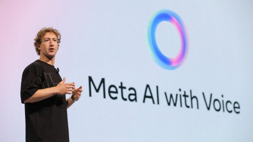 Mark Zuckerberg: CEO da Meta utiliza todos os esforços na expansão do setor de IA da empresa. (Foto: Getty Images)