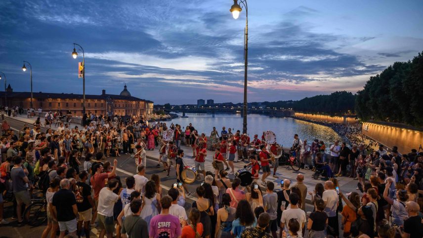 Festival Fête de la Musique em Toulouse, na França (Foto: Ed Jones/AFP)