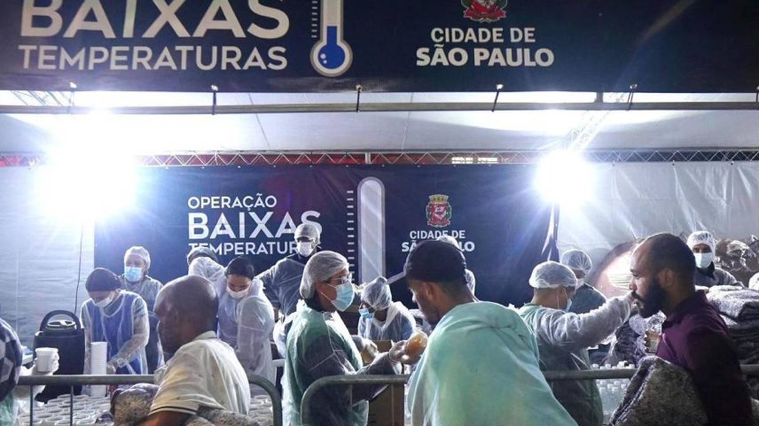 Operação Baixas Temperaturas segue até o dia 31 de outubro deste ano (Foto: Sergio Barzaghi/SECOM/Divulgação)