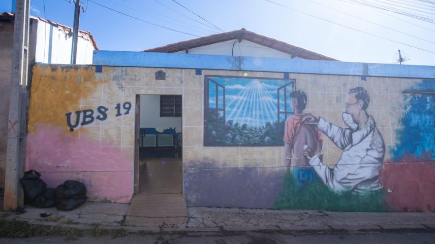Unidade Básica de Saúde 19, em São Sebastião, Brasília, tem apenas um médico — Foto: Brenno Carvalho