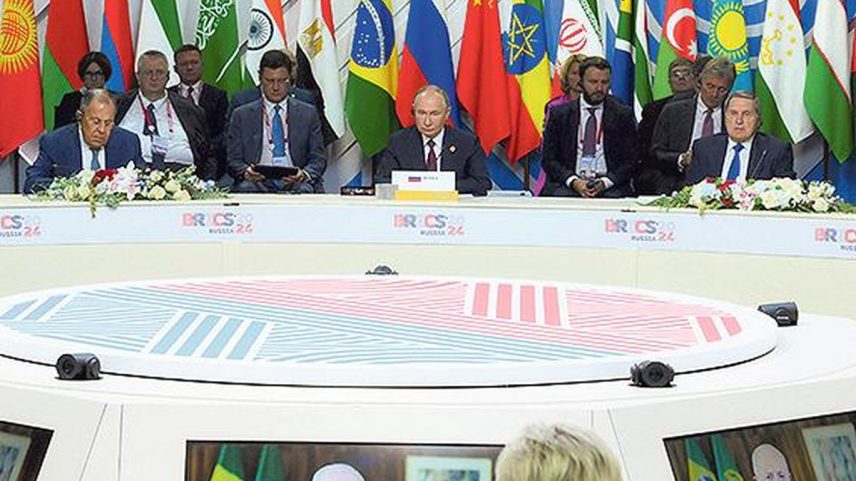 Reunião de cúpula do Brics em Kazan, na Rússia (Foto: Sergey Bobylev / Photohost agency brics-russia2024.ru)