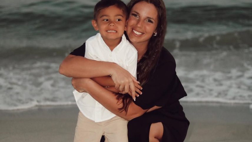 Mallory Wilkerson com seu filho (Foto: Reprodução / Instagram)
