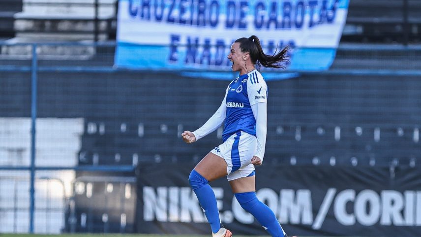Cruzeiro teve a melhor campanha da primeira fase do Brasileirão feminino (Foto: Rebeca Reis/ Staff Images Woman/ CBF)