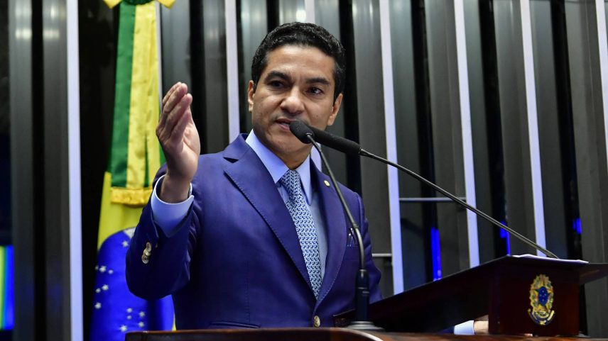 Presidente do Republicanos, Marcos Pereira (SP), em discurso na Câmara dos Deputados (Foto: Waldemir Barreto/Agência Senado)