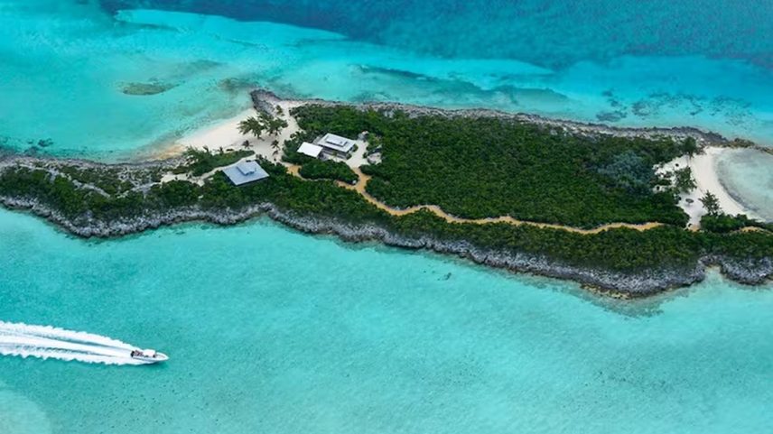 Ilha privada de Johnny Depp nas Bahamas tem seis praias particulares (Foto: Reprodução)