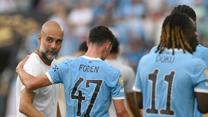 Guardiola tenta salvar ano sem títulos do Manchester City com Mundial de Clubes em fim de temporada (Foto: Patricia De Melo Moreira/AFP)
