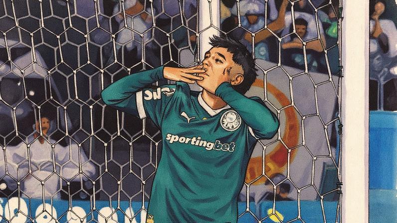 Facundo Torres, uruguaio atacante do Palmeiras (Foto: Marcello Zambrana/AGIF)