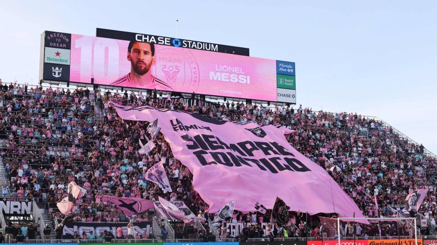 O site do Inter Miami exibia até a noite de quarta-feira (25) uma agenda com um jogo no sábado (28), pela MLS, e um no domingo (29), pela Copa do Mundo de Clubes (Foto: Reprodução)