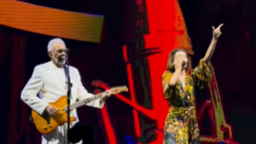 Gilberto Gil e Marjorie Estiano (Foto: Reprodução Instagram)