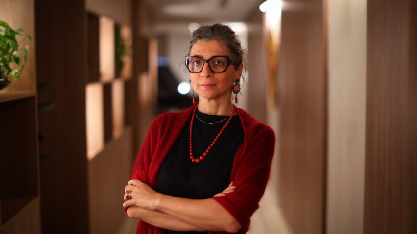 Francesca Albanese, em Bogotá, no dia 17 de julho de 2025. (Foto: ANDRÉS GALEANO)