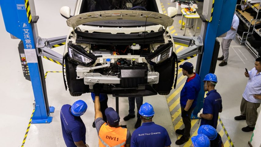Lula disse que deve ir a Camaçari em agosto para a inauguração de fato da fábrica da BYD (Foto: BYD/Divulgação)