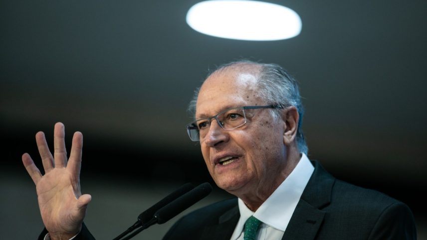 Vice-presidente Geraldo Alckmin no Palácio do Planalto (Foto: Brenno Carvalho / Agência O Globo)