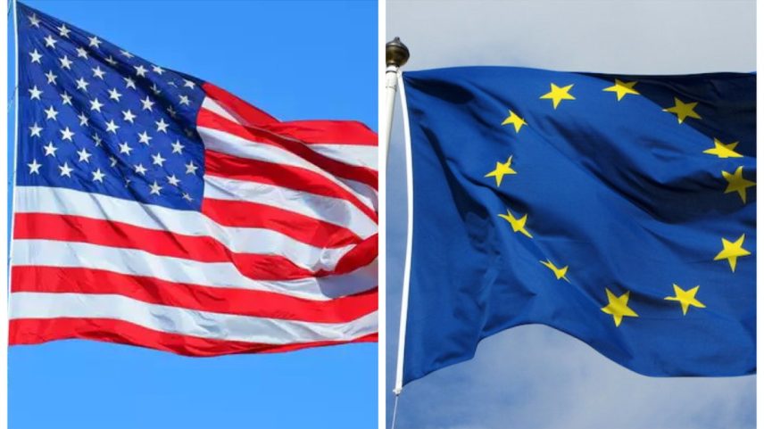 EUA e UE fecharam, segundo Trump, o maior acordo tarifário de todos (Foto: Montagem de fotos)