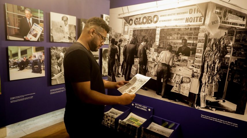 Exposição ‘Um século de histórias’, na Casa Roberto Marinho (Foto: Gabriel de Paiva)